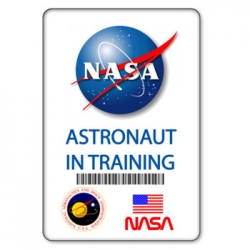 NASA Astronaut In Training BADGE HALLOWEEN COSTUME Greys Anatomy BADGE HALLOWEEN Costume Accessory